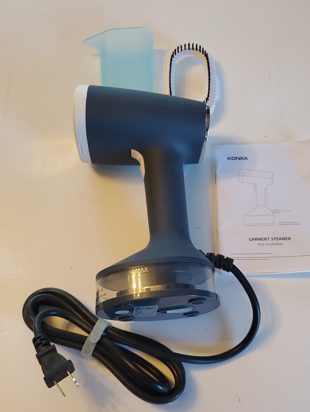Handheld Garment Steamer in Dark Gray